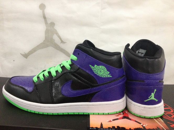 Air Jordan 1 Men Shoes Black/Indigo Online